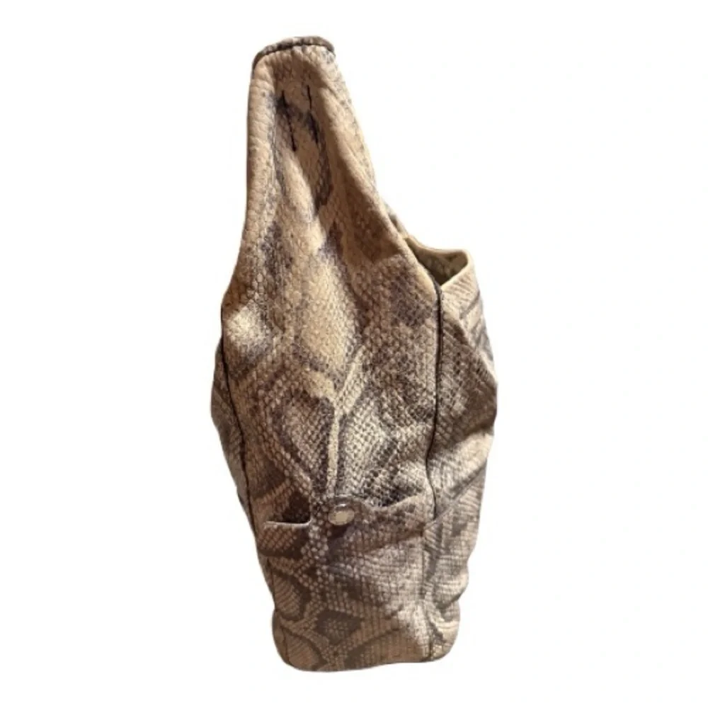 Furla Snake Print Hobo Bag